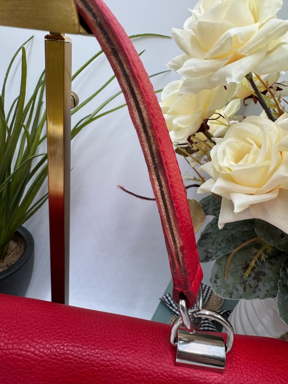 Louis Vuitton Lockme II Handbag – Rubis Red Grained Calfskin Silver Hardware - Picture 7 of 12